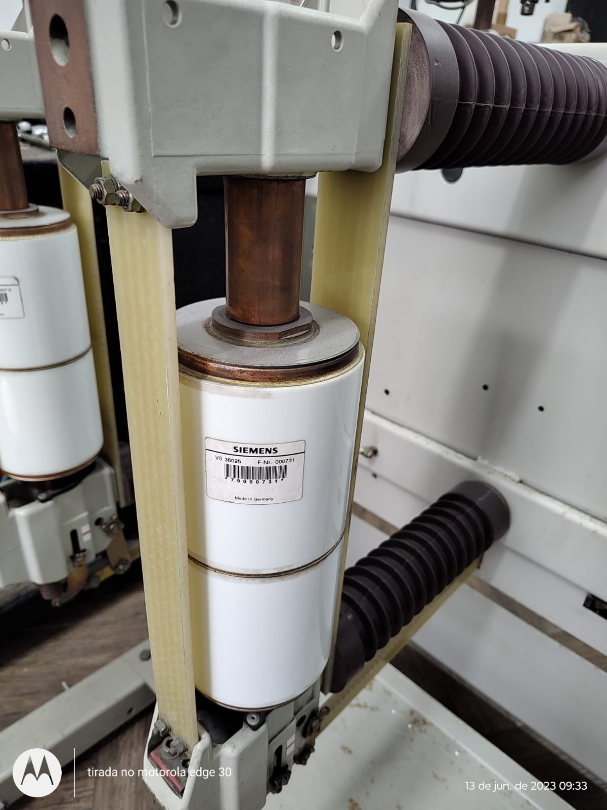 Conjunto elétrico revisado em oficina